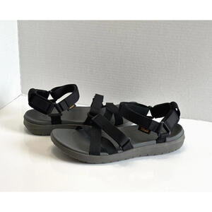 Teva Sanborn Mia Women's 10 Sandals Black Outdoor Sport Hiking Lightweight Shoes
